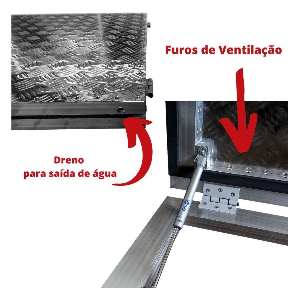 Tampa de Alumínio para Casa de Maquina 130x130 Sobrepor - 4
