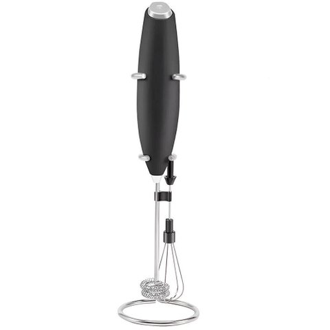 Mini Mixer Portátil 3 Velocidades com Suporte – Praticidade e Espumas Perfeitas 2 Pontas Portá