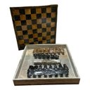 Ver imagem 3 de Tabuleiro 2 em 1 Xadrez Damas com Porta Peças 22 Cm