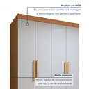 Ver imagem 5 de Guarda-roupa 4 Portas 2 Gavetas Zeus