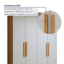 Ver imagem 7 de Guarda-roupa 4 Portas 2 Gavetas Zeus