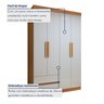 Guarda-roupa 4 Portas 2 Gavetas Zeus - 8