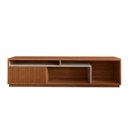 Rack para Tv até 75 Polegadas Columbus 1 Porta Naturalle/off White - Panorama Móveis - 5