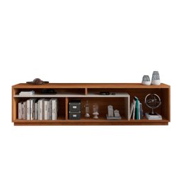 Rack para Tv até 75 Polegadas Columbus 1 Porta Naturalle/off White - Panorama Móveis - 4