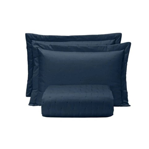 Jogo Cobre Leito Toque de Algodão 250 Fios Queen 240x260cm - Oceano