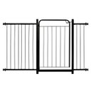 Ver imagem 1 de Grade Proteção Segurança Portão Pet 80cm Preto Bebê Cão com Extensor 2 de 20cm e 1 de 15cm Itagold