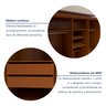 Guarda-roupa 6 Portas 4 Gavetas 100% Mdf Alonzo com Espelho - 7