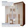 Guarda-roupa 6 Portas 4 Gavetas 100% Mdf Alonzo com Espelho - 5