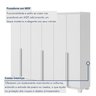 Guarda-roupa 6 Portas 4 Gavetas 100% Mdf Alonzo com Pés - 6