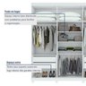 Guarda-roupa 6 Portas 4 Gavetas 100% Mdf Alonzo com Pés - 9