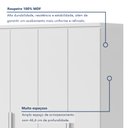 Ver imagem 5 de Guarda-roupa 6 Portas 4 Gavetas 100% Mdf Alonzo com Pés