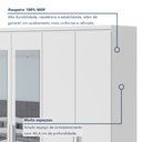Ver imagem 4 de Guarda-Roupa Casal 6 Portas 4 Gavetas com Espelho e Pés MDF 230cm Alonzo Branco