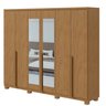Guarda-roupa 6 Portas 4 Gavetas 100% Mdf Alonzo com Espelho e com Pés - 2