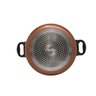 Panela Alta Pressão Indução Antiaderente Revestimento Mármore Cerâmico 10 Litros Bronze - 3