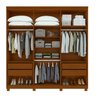 Guarda-roupa 6 Portas 4 Gavetas 100% Mdf Alonzo com Espelho e com Pés - 14