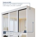 Ver imagem 5 de Guarda Roupa Saion Plus 3 Portas 3 Gavetas Super Glass