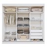 Guarda Roupa  Saion Plus 3 Portas 3 Gavetas Super Glass - 17