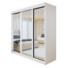 Guarda Roupa  Saion Plus 3 Portas 3 Gavetas Super Glass - 3