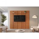 Ver imagem 7 de Conjunto Painel Dominus + Rack Premium 279cm com Extensão Amadeirado Mavaular Móveis