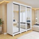 Ver imagem 2 de Guarda Roupa  Saion Plus 3 Portas 3 Gavetas Super Glass com Pés