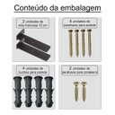 Ver imagem 4 de Mão Francesa Cantoneira Preta Invisível 15cm 2 Unidades - Preto Fosco