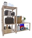 Ver imagem 4 de Armário Para Lavanderia, Rack Retro , Cozinha, Quarto Organizador Objetos Technox