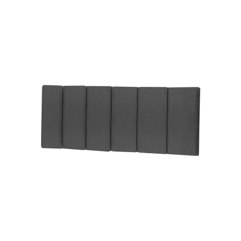 Cabeceira de Cama Casal Dubai 140cm - Grafite