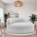 Ver imagem 2 de Poltrona Orgânica Chaise Rússia Linho - Adj Decor