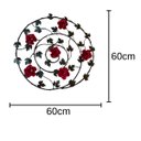 Ver imagem 3 de Mandala Espiral Florida 55cm Várias Cores:vermelho