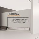 Ver imagem 5 de Guarda Roupa Casal Modulado Versa em MDF 6 Portas com 7 Prateleiras 3 Cabideiros 3 Gavetas