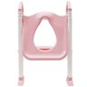 Assento Redutor Infantil para Vaso Sanitário Buba com Escada e Alças Rosa - 4
