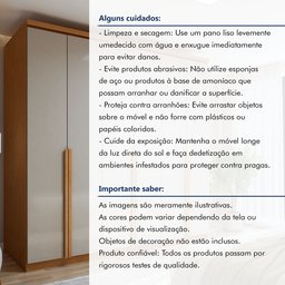 Guarda-roupa 6 Portas 4 Gavetas 100% Mdf Alonzo - 15