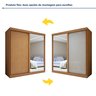 Guarda-roupa Casal 2 Portas 2 Gavetas Zeine com Espelho - 11