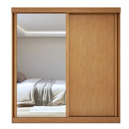 Guarda-roupa Casal 2 Portas 2 Gavetas Zeine com Espelho - 20