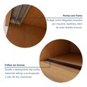 Ver imagem 4 de Guarda-roupa Casal 2 Portas 2 Gavetas Zeine com Espelho