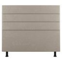 Ver imagem 1 de Cabeceira Cama Box Casal King Size Malik 195cm Suede Bege - Abmaza