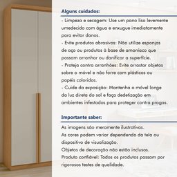 Guarda-roupa 4 Portas 2 Gavetas 100% Mdf Alonzo - 12