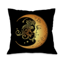 Ver imagem 4 de Kit com 4 Capas para Almofadas Decorativas Sol e Lua Dourados