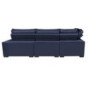 Ver imagem 6 de Sofá de Canto Retrátil e Reclinável Esquerdo 3,00x2,36m Molas Cama inBox Espanha Velusoft Azul