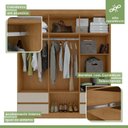Ver imagem 7 de Guarda-Roupa 6 Portas 4 Gavetas Argus