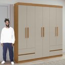 Ver imagem 5 de Guarda-Roupa 6 Portas 4 Gavetas Argus