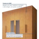 Ver imagem 3 de Guarda-Roupa 6 Portas 4 Gavetas Argus com Espelho