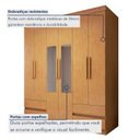 Ver imagem 6 de Guarda-Roupa 6 Portas 4 Gavetas Argus com Espelho