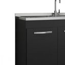 Ver imagem 4 de Balcão 1,19 para Pia Home 3 Portas 1 Gaveta Mdp 120cm Fiorello
