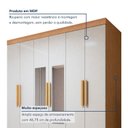 Ver imagem 3 de Guarda-Roupa 6 Portas 4 Gavetas Argus com Espelho