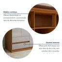 Ver mais imagens de Guarda-Roupa 6 Portas 4 Gavetas Argus com Espelho