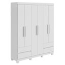 Ver imagem 3 de Guarda-Roupa 6 Portas 4 Gavetas Argus com Pés