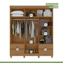 Ver mais imagens de Guarda-Roupa 6 Portas 4 Gavetas Argus com Pés