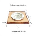 Ver imagem 5 de Spot Cristal de Embutir Espelhado Rose Quadrado Dicroica Lup64