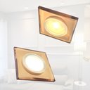 Ver imagem 4 de Spot Cristal de Embutir Espelhado Rose Quadrado Dicroica Lup64